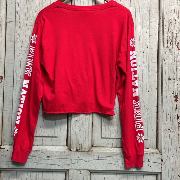 Ladies Pink Nation Belly Shirt - Picture 3 of 5